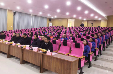 濟南連心物業駐外國語學校項目舉行春節聯歡
